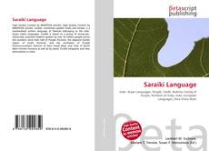 Bookcover of Saraiki Language