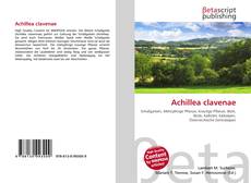 Achillea clavenae kitap kapağı