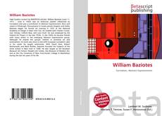 Capa do livro de William Baziotes 