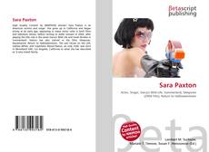 Buchcover von Sara Paxton