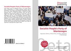 Socialist People's Party of Montenegro kitap kapağı