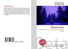 Portada del libro de Wilson Irvine