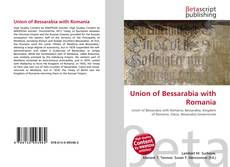 Union of Bessarabia with Romania kitap kapağı