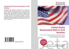 Capa do livro de United States Government Role in Civil Aviation 