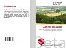 Achillea pannonica kitap kapağı