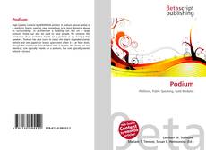 Buchcover von Podium