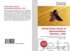 Buchcover von United States House of Representatives Elections, 1942