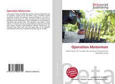 Buchcover von Operation Motorman