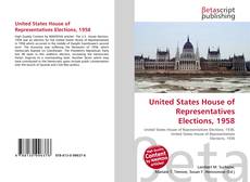 Buchcover von United States House of Representatives Elections, 1958