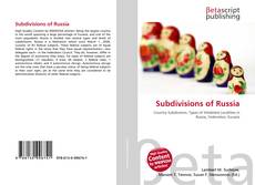 Buchcover von Subdivisions of Russia