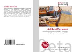 Buchcover von Achilles (Vorname)