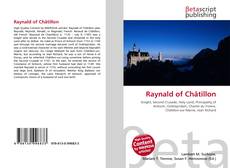 Capa do livro de Raynald of Châtillon 
