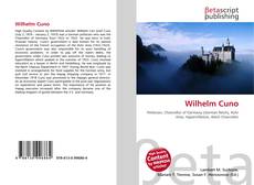 Capa do livro de Wilhelm Cuno 