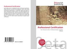 Bookcover of Professional Certification