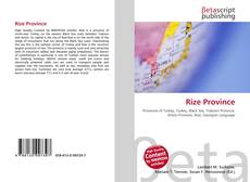 Rize Province的封面
