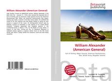 Capa do livro de William Alexander (American General) 