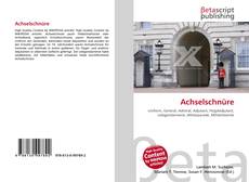 Buchcover von Achselschnüre