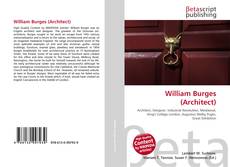 Buchcover von William Burges (Architect)