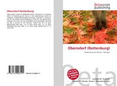 Capa do livro de Oberndorf (Rottenburg) 