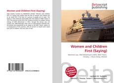 Обложка Women and Children First (Saying)