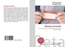 Buchcover von Zhang (surname)