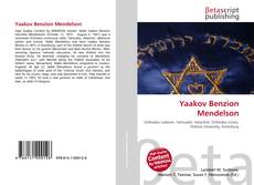 Copertina di Yaakov Benzion Mendelson