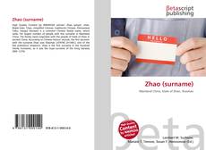 Buchcover von Zhao (surname)