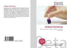Copertina di Acidum formicum