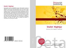 Couverture de Owlet- Nightjar
