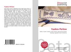 Couverture de Yaakov Perlow