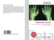 Copertina di Volkmann's Canals