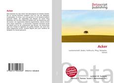 Buchcover von Acker