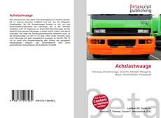 Capa do livro de Achslastwaage 