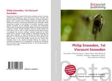 Buchcover von Philip Snowden, 1st Viscount Snowden