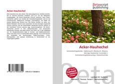 Borítókép a  Acker-Hauhechel - hoz