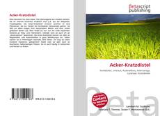 Buchcover von Acker-Kratzdistel