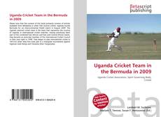 Обложка Uganda Cricket Team in the Bermuda in 2009