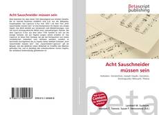 Обложка Acht Sauschneider müssen sein