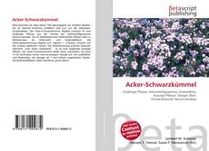 Couverture de Acker-Schwarzkümmel