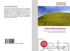 Обложка Acker-Witwenblume