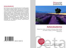Couverture de Ackerakademie