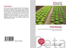 Обложка Ackerbürger