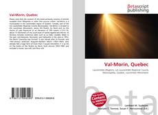 Portada del libro de Val-Morin, Quebec
