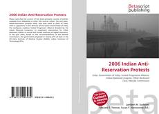 Portada del libro de 2006 Indian Anti-Reservation Protests