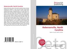 Borítókép a  Robersonville, North Carolina - hoz