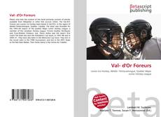Val- d'Or Foreurs kitap kapağı
