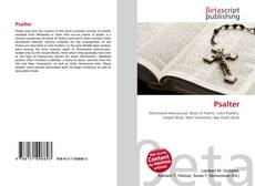 Bookcover of Psalter