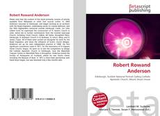 Portada del libro de Robert Rowand Anderson