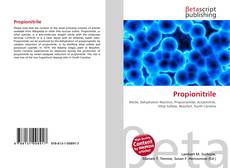 Bookcover of Propionitrile