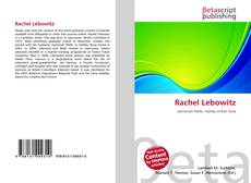Capa do livro de Rachel Lebowitz 